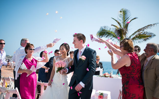 marriage of newlyweds in tenerife canary islands photographed by our professional photographers